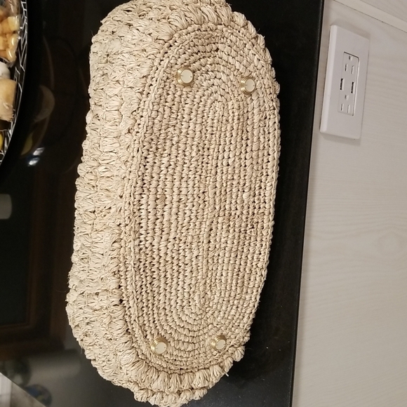 💕CULT GAIA💕 Naima Tote Bag Woven Raffia ~ Off White NWT - Picture 13 of 16